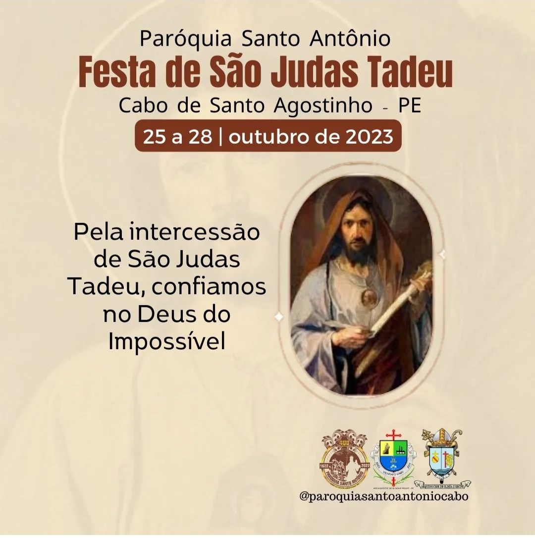 FESTA DE SÃO JUDAS TADEU NO CABO DE SANTO AGOSTINHO FM 105 3